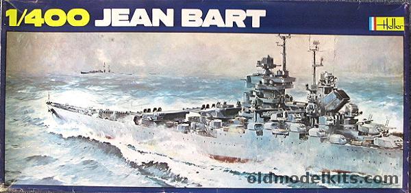 Heller 1/400 Jean Bart French Battleship, 1020 plastic model kit
